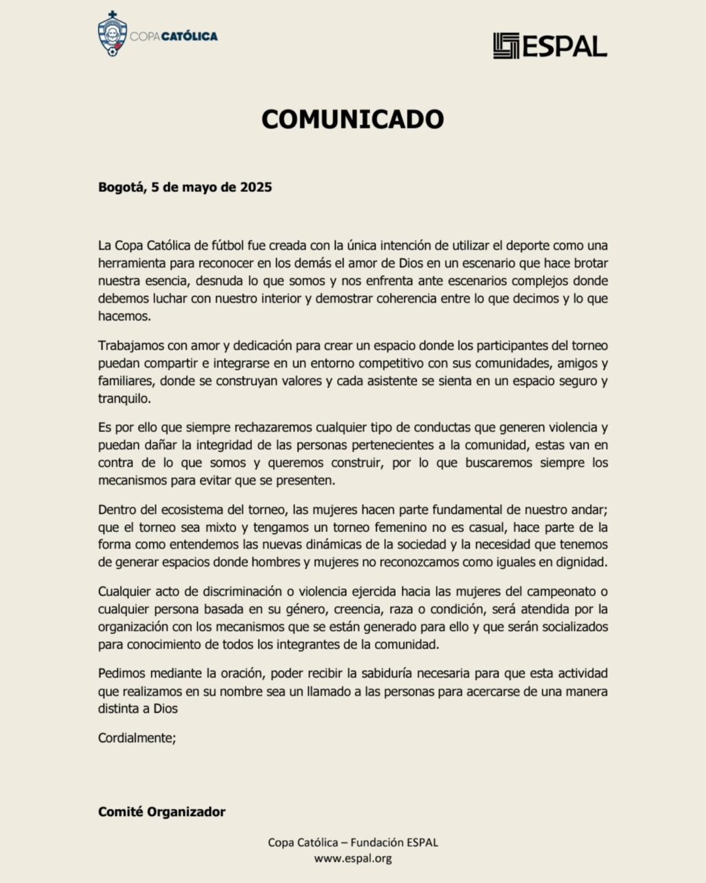 Instagram post from copa.catolica. This post is in position 0.
